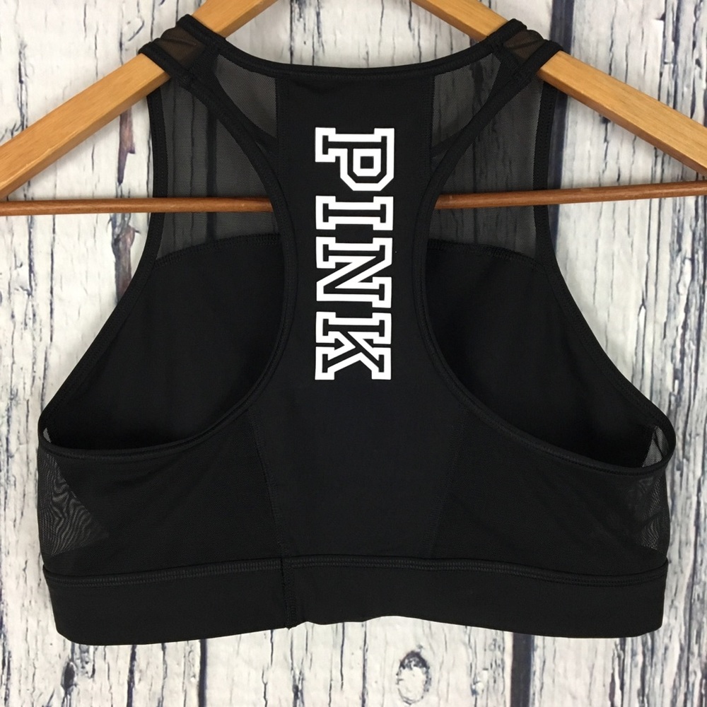 Womens Victorias Secret PINK Sports Bra Crop Large